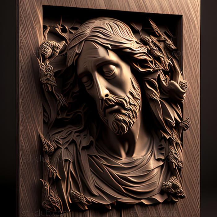 3D model st jesus (STL)